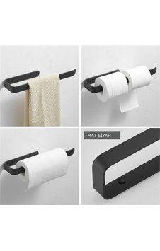 Metal Mat Siyah Havluluk Belirtilmemiş