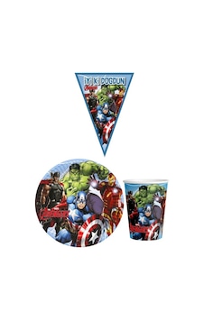 Avangers 8 Kişilik Erkek Doğum Günü Mini Set Erkek Çocuk Parti Seti Avangers 8 Kişilik Erkek Doğum Günü Mini Set Erkek Çocuk Parti Seti