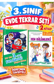 3. Sınıf Öğretmen Tavsiyeli Evde Tekrar Seti 2 Kitap- Hayat Bilgisi Ve Fen Bilimleri Çalışma Kitabım 3. Sınıf Öğretmen Tavsiyeli Evde Tekrar Seti 2 Kitap- Hayat Bilgisi Ve Fen Bilimleri Çalışma Kitabım