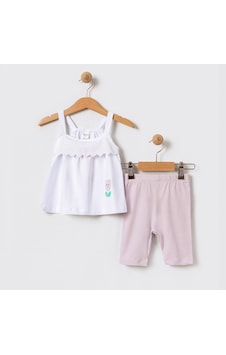 Kıpırık Baby Kız Bebek Çocuk Beyaz Dantel Asesuarlı Tişört Taytlı Takım-1154 Beyaz Kıpırık Baby Kız Bebek Çocuk Beyaz Dantel Asesuarlı Tişört Taytlı Takım-1154 Beyaz