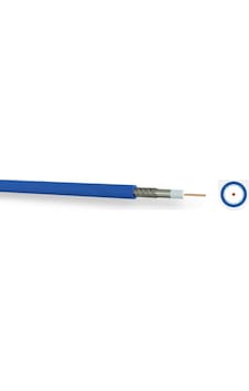 Coaxial Kablo - Rg-174 - 50 Ohm - Mavi