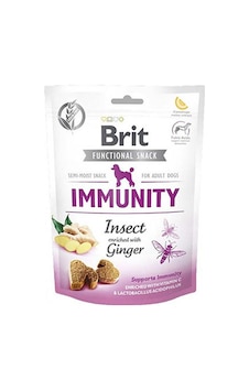 Brit Care Immunity Zencefil ve Böcekli Köpek Ödülü 150 G Brit Care Immunity Zencefil ve Böcekli Köpek Ödülü 150 G