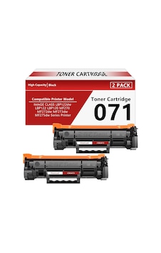 071 Çipli Black Toner Cartridge Mf273dw Mf270 Mf275dw Mf272dw Lbp122 Lbp120 2 Pack