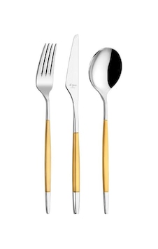 Aryıldız Qubra Prestige Mat Plus 89 Parça 12 Kişilik Çatal Kaşık Bıçak Takımı Altın Aryıldız Qubra Prestige Mat Plus 89 Parça 12 Kişilik Çatal Kaşık Bıçak Takımı Altın