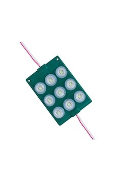 12v Modül Lamba Çakarlı 9-ledli Camlı Kablolu Yeşil 81 56 Mm 12v Modül Lamba Çakarlı 9-ledli Camlı Kablolu Yeşil 81 56 Mm