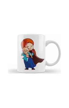Kawaii Anna Elsa Kupa Bardak Porselen Karışık
