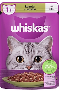 Whiskas Pouch Kuzulu Yetişkin Kedi Maması 85 G