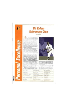 Personal Excellence - Yaşam Rotanızı Keşfedin - Bir Eylem Kahramanı Olun - Retro Eski Basım Koleksiyon Ağustos 2005 Yıl:6 Sayı:70