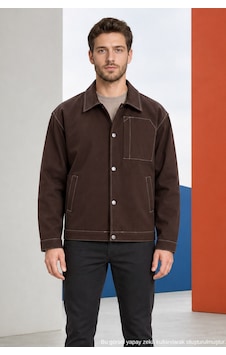 Freemen Erkek Dikiş Detaylı Oversize Gabardin Mevsimlik Ceket & Mont Erkek-dikişli-ceket-388 Kiremit Freemen Erkek Dikiş Detaylı Oversize Gabardin Mevsimlik Ceket & Mont Erkek-dikişli-ceket-388 Kiremit