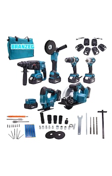 Branzeg BRZ-74S 36v Super Sarjlı 4 Batarya 2 Şarj Cihazı 7li Set Branzeg BRZ-74S 36v Super Sarjlı 4 Batarya 2 Şarj Cihazı 7li Set