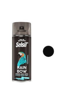Selsil Tab-428 Siyah Mat Sprey Boya 400ml- 12'li Paket Selsil Tab-428 Siyah Mat Sprey Boya 400ml- 12'li Paket