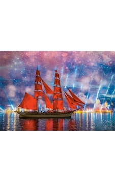 Castorland 1000 Parça Puzzle Red Frigate