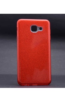 Galaxy Uyumlu J7 Max Kılıf Shining Simli Silikon Kılıf Kırmızı Galaxy Uyumlu J7 Max Kılıf Shining Simli Silikon Kılıf Kırmızı