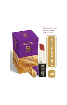 Pure Matte Powder Lipstick No: 118 - Nemlendirici Pudramsı Mat Ruj Makyaj Temizleme Mendili Hediyeli 0 Pure Matte Powder Lipstick No: 118 - Nemlendirici Pudramsı Mat Ruj Makyaj Temizleme Mendili Hediyeli 0