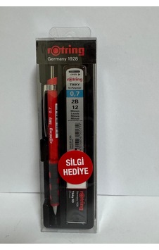 Versatil Kırmızı Kalem 0.7+min+silgi Hediye Versatil Kırmızı Kalem 0.7+min+silgi Hediye