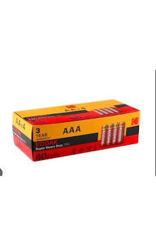 Kodak R03 Çinko Karbon Aaa İnce Kalem Pil 60'lı