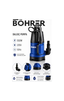 Böhrer Ba011507 550w Şamandıralı Dalgıç Su Pompası Temiz Ve Kirli Su Drenaj Pompası 230v 50hz Böhrer Ba011507 550w Şamandıralı Dalgıç Su Pompası Temiz Ve Kirli Su Drenaj Pompası 230v 50hz