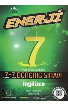 7. Sınıf Enerji İngilizce 7 + 7 Deneme Sınavı - Ayhan Karakurt - Palme Eğitim 7. Sınıf Enerji İngilizce 7 + 7 Deneme Sınavı - Ayhan Karakurt - Palme Eğitim