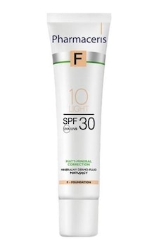 Pharmaceris SPF 30 Mineral Mattifying Fluid Dermo Foundation 10 Light 30 ML Pharmaceris SPF 30 Mineral Mattifying Fluid Dermo Foundation 10 Light 30 ML