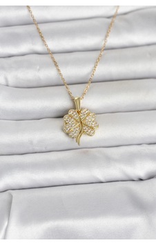 316l Çelik Gold Renk Açılabilir Yonca Model Zirkon Taşlı Kadın Kolye Renkli 32701429 316l Çelik Gold Renk Açılabilir Yonca Model Zirkon Taşlı Kadın Kolye Renkli 32701429
