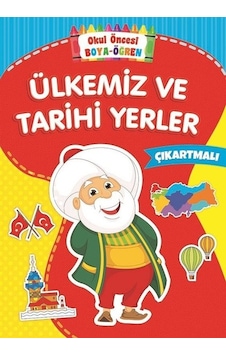 Ülkemiz ve Tarihi Yerler-Okul Öncesi Boya Öğren- Beyaz Balina Yayınları Ülkemiz ve Tarihi Yerler-Okul Öncesi Boya Öğren- Beyaz Balina Yayınları