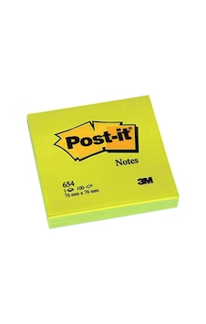 Post-İt 654 Sarı 76x76 Yapışkan Not Kağıdı Post-İt 654 Sarı 76x76 Yapışkan Not Kağıdı