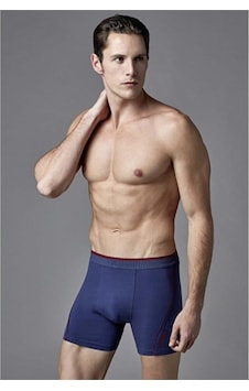 Eros Ers014 Compact Renkli Boxer - Marin Mavi Eros Ers014 Compact Renkli Boxer - Marin Mavi