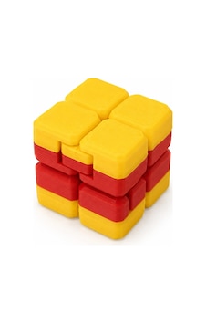 Çift Renk Sonsuzluk Küpü Kırmızı 40x40mm Çift Renk Sonsuzluk Küpü Kırmızı 40x40mm