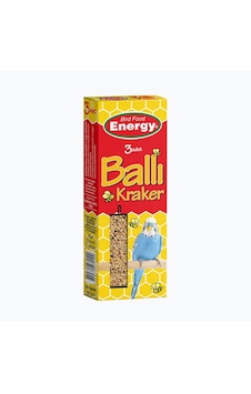 Energy Ballı Muhabbet Kuşu Krakeri - 3'lü