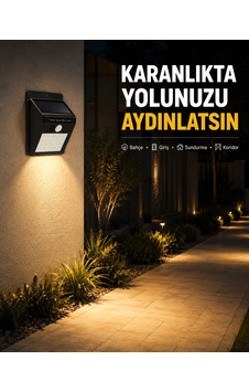 Enerji Tasarruflu Ve Otomatik Sensörlü Led Güneş Işığı Dış Mekan Uyumlu 6998 Enerji Tasarruflu Ve Otomatik Sensörlü Led Güneş Işığı Dış Mekan Uyumlu 6998