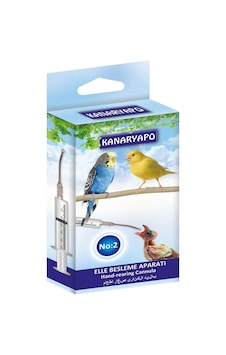 Kanaryapo Muhabbet Kuşu,Kanaryalar için Elle Besleme Aparatı No:2 Kanaryapo Muhabbet Kuşu,Kanaryalar için Elle Besleme Aparatı No:2