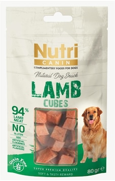 Nutri Canin Kuzulu Tahılsız Küp Köpek Ödül Maması 80 G Nutri Canin Kuzulu Tahılsız Küp Köpek Ödül Maması 80 G