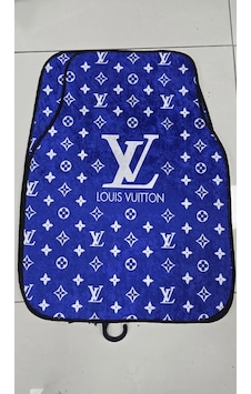 Lv Mavi Desen Kaymaz Taban Dekoratif Oto Halı Paspas Üniversal Yıkanabilir Her Araca Uyumlu Lv Mavi Desen Kaymaz Taban Dekoratif Oto Halı Paspas Üniversal Yıkanabilir Her Araca Uyumlu
