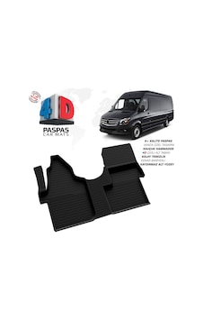 Mercedes Sprinter W906 4d Araca Özel Havuzlu Kauçuk Paspas 2006 Üzeri Ön Tek Koltuk
