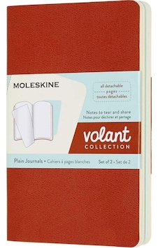 Moleskine Volant Journals Çizgisiz Defter 2 Li Set 9x14 Coral Orange/aquamarine Blue Turuncu - Mavi Moleskine Volant Journals Çizgisiz Defter 2 Li Set 9x14 Coral Orange/aquamarine Blue Turuncu - Mavi