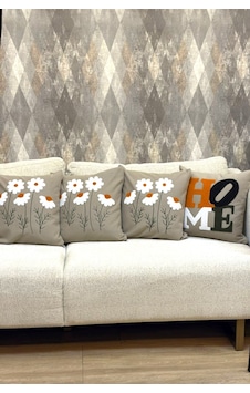 4 Lü Dekoratif Pamuklu Kırlent Kılıfı Seti 3 Papatya 1 Home Modern Boho Etnik Çift Katlı Kumaş Bej Bej 4 Lü Dekoratif Pamuklu Kırlent Kılıfı Seti 3 Papatya 1 Home Modern Boho Etnik Çift Katlı Kumaş Bej Bej