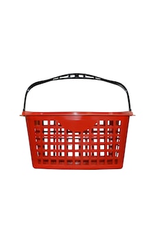 Alışveris Plastik Market Sepeti 28 Lt Kırmızı