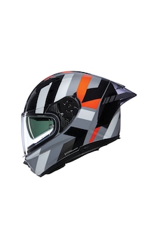Nolan N60.6 Sport Dinamico Kapalı Kask 345 Gri - Siyah - Turuncu Nolan N60.6 Sport Dinamico Kapalı Kask 345 Gri - Siyah - Turuncu