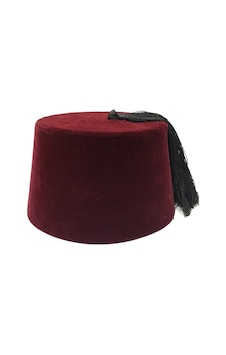 Köylü Kostüm Erkek Bordo Osmanlı Fes Bordo