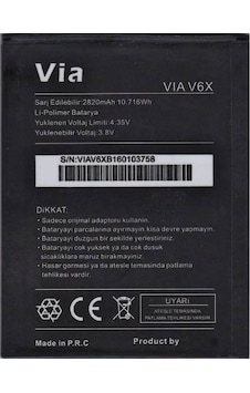 Casper Via V6X Batarya Pil 2820Mah Casper Via V6X Batarya Pil 2820Mah