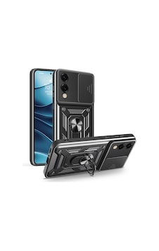 Samsung Galaxy Uyumlu S25 Edge Kılıf Magnetik Standlı Kamera Korumalı Zore Sürgülü Vega Kapak Samsung Galaxy Uyumlu S25 Edge Kılıf Magnetik Standlı Kamera Korumalı Zore Sürgülü Vega Kapak
