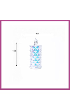 Gees Global Led Mum Kristal Plastik Küçük Boy Pilli Gbzs Çok Renkli Gees Global Led Mum Kristal Plastik Küçük Boy Pilli Gbzs Çok Renkli
