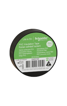 Schneider 2420103. Siyah. Pvc Elektriksel İzolasyon Bandı. 1 Adet Schneider 2420103. Siyah. Pvc Elektriksel İzolasyon Bandı. 1 Adet
