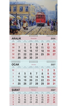 2027 Yılı Gemici Takvimi-beyoğlu'nda Tramway Tablo 2027 Yılı Gemici Takvimi-beyoğlu'nda Tramway Tablo