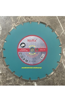 Nora Pro 350mm Beton Kesici Testere Taş Tuğla Kiremit Asfalt Kesici Elmas Disk 25mm