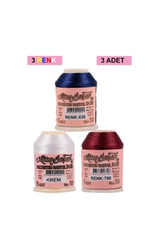 3 Adet Altınbaşak Oya Ve Dantel İpi 20 Gr - Royaleks - No: - 790 - 430