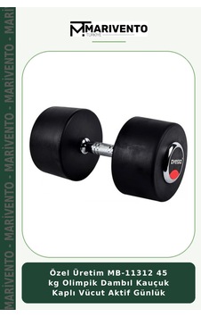 Özel Üretim Mb-11312 45 Kg Olimpik Dambıl Kauçuk Kaplı Vücut Aktif Günlük Özel Üretim Mb-11312 45 Kg Olimpik Dambıl Kauçuk Kaplı Vücut Aktif Günlük