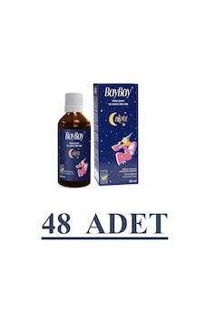 Baybay Night Melisa İçeren Bitkisel Damla 50 Ml 48 Adet Baybay Night Melisa İçeren Bitkisel Damla 50 Ml 48 Adet
