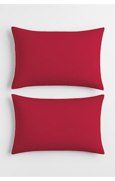 Calmera Penye Yastık Kılıfı 2'li Set %100 Pamuk - Gizli Fermuarlı - Çarşaflarla Uyumlu Kırmızı Calmera Penye Yastık Kılıfı 2'li Set %100 Pamuk - Gizli Fermuarlı - Çarşaflarla Uyumlu Kırmızı