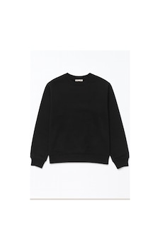 Mixray 2021 Kadın Basic 3 İplik Sweatshirt Siyah Mixray 2021 Kadın Basic 3 İplik Sweatshirt Siyah